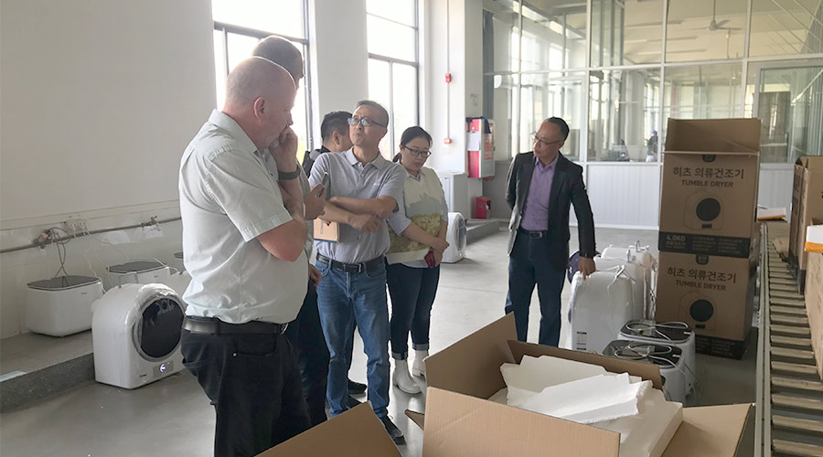 搶訂單 拼合同！金環(huán)電器積極推進滾筒衣服烘干機訂單增長